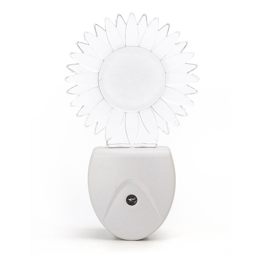 Aigostar - LED RGB nattelys med sensor LED/0,5W/230V sol