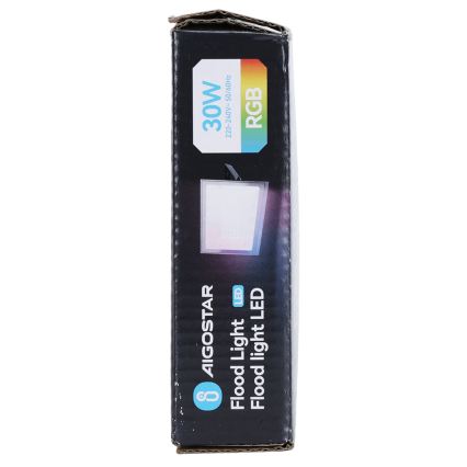 Aigostar - LED RGB-reflektor LED/30W/230V IP65 + fjernbetjening