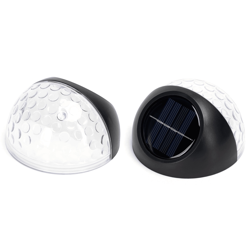 Aigostar - LED RGB Solcelle Væglampe LED/2W/1,2V 300 mAh sort IP44