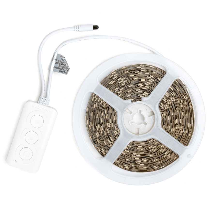 Aigostar - RGBIC LED-stribe, dæmpbar, 10 m LED/24W/24V + Wi-Fi-fjernbetjening