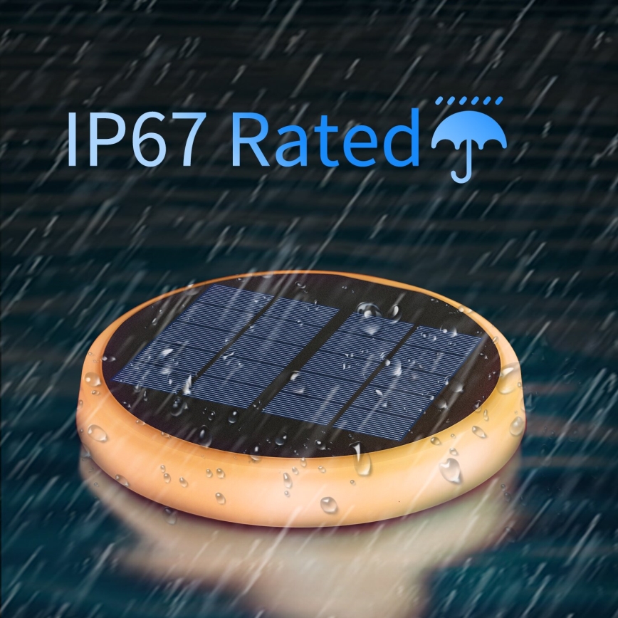 Aigostar - LED RGBIC Solcellelampe LED/0,6W/3,7V IP65 2000 mAh