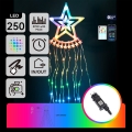 Aigostar - LED RGBICW Smart udendørs juledekoration MESH 250xLED/230V 2,5m IP44 + fjernbetjening