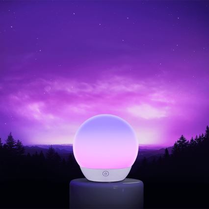 Aigostar - LED RGBW dæmpbar bordlampe LED/5,5W/5V Wi‑Fi + fjernbetjening