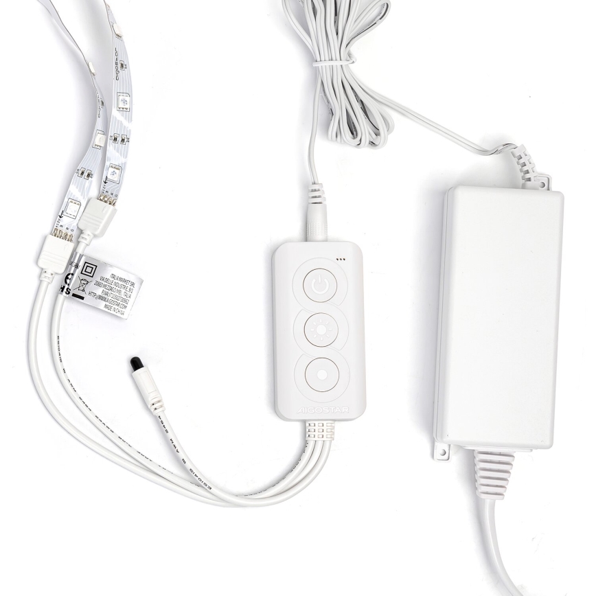 Aigostar - LED RGBW dæmpbar LED-strimmel/48W/12V 2x7,5 m Wi-Fi