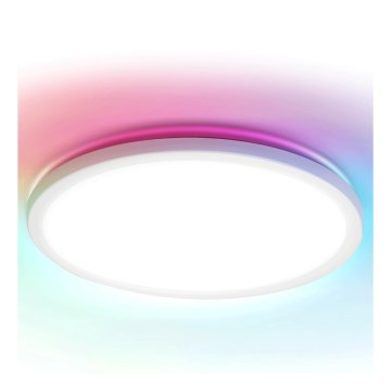 Aigostar - LED RGBW Dæmpbar loftlampe MESH LED/24W/230V 3000-6500K hvid + fjernbetjening