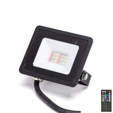 Aigostar - LED RGBW Dæmpbar reflektor LED/10W/230V IP65 + fjernbetjening