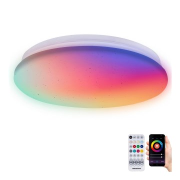 Aigostar - LED RGBW Dæmpbart badeværelsesloftslampe MESH Smart LED/12W/230V IP44 + fjernbetjening