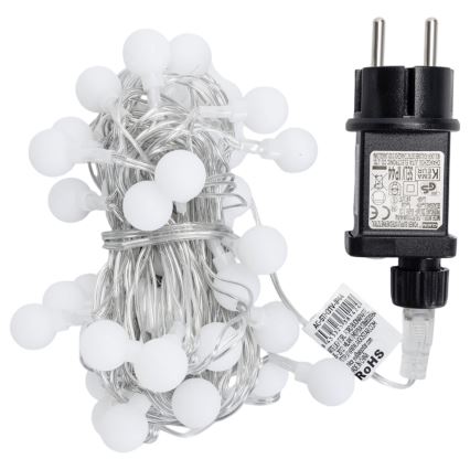 Aigostar - Udendørs dekorationslyskæde, 50 LED, 8 funktioner, 5 m, IP44, multifarvet