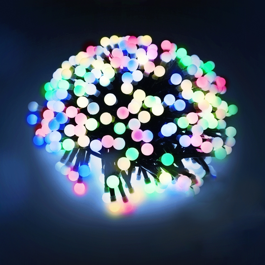 Aigostar - LED udendørs dekorationskæde 100 LED / 8 funktioner, 10 m, IP44, multifarvet