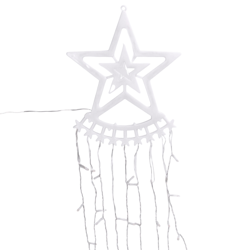 Aigostar - LED udendørs julebelysning 350xLED 3,5m IP44 multicolor