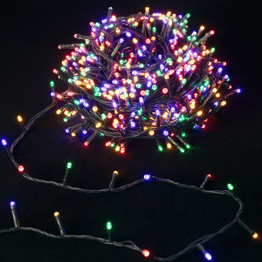 Aigostar - LED udendørs julelyskæde 500xLED/8 funktioner 50m IP44 multifarvet
