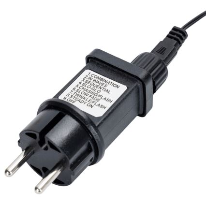 Aigostar - LED udendørs juletræ 55 LED/8 funktioner 0,6 m IP44 multifarvet