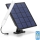 Aigostar - LED rør med solpanel dæmpbar LED/3,2V 3000K/4000K/6500K IP65 + fjernbetjening
