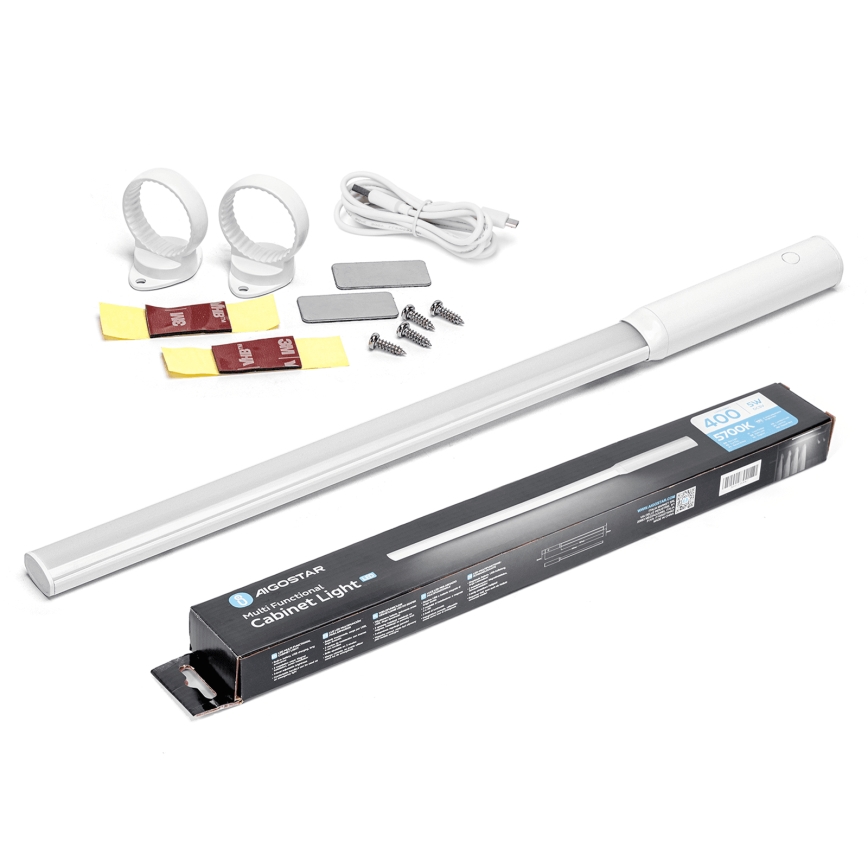 Aigostar - LED Skabsbelysning med bevægelsessensor LED/5W/5V 5700K hvid