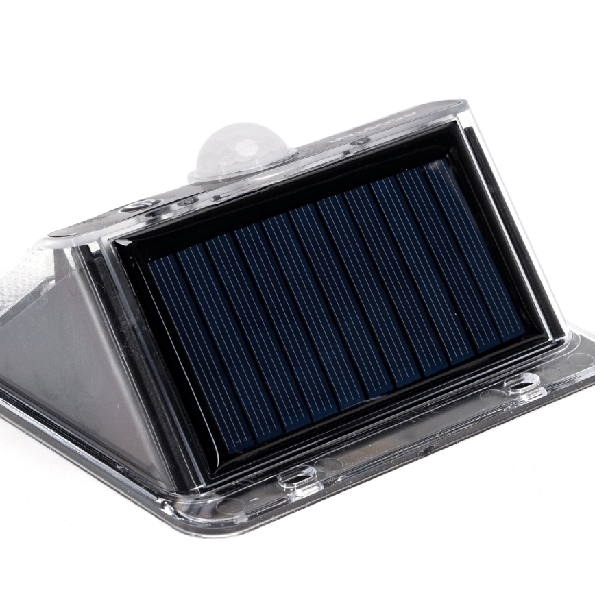 Aigostar - LED Solarlampe med sensor LED/3,7V 6500K 1200 mAh IP65 sort