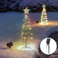 Aigostar - LED Solcelle juledekoration LED/0,26W/3,7V 75cm IP65 multicolor
