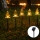 Aigostar - LED Solcelle julelys LED/0,054W/1,2V 1m IP65 varm hvid