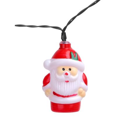 Aigostar - LED solcelledrevet julelyskæde 10xLED/3,8 m IP44 kølig hvid 400 mAh