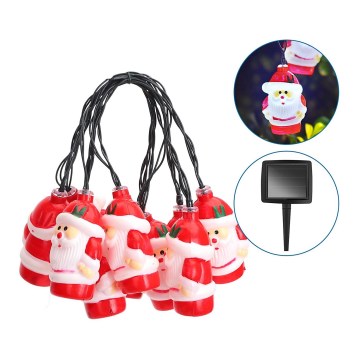 Aigostar - LED solcelle-lyskæde 10xLED/3,8 m IP44 kold hvid 400 mAh