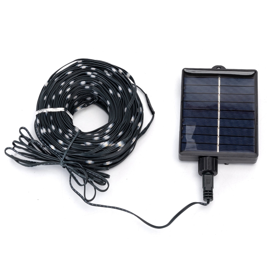 Aigostar - LED solcelle-lyskæde 500xLED/8 funktioner 52m IP65 kold hvid 1200 mAh