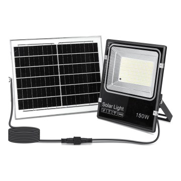 Aigostar - LED Solcelle-reflektor LED/150W/3,2V 3000mAh 3000K/4000K/6500K IP66 + fjernbetjening