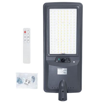 Aigostar - LED solcelledrevet gadelampe med sensor LED/400W/3,2V 4800mAh + fjernbetjening