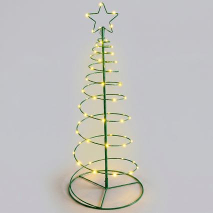 Aigostar - LED solcelledrevet juledekoration LED/0,59W/3,7V 100 cm IP65 130 mAh varmhvid