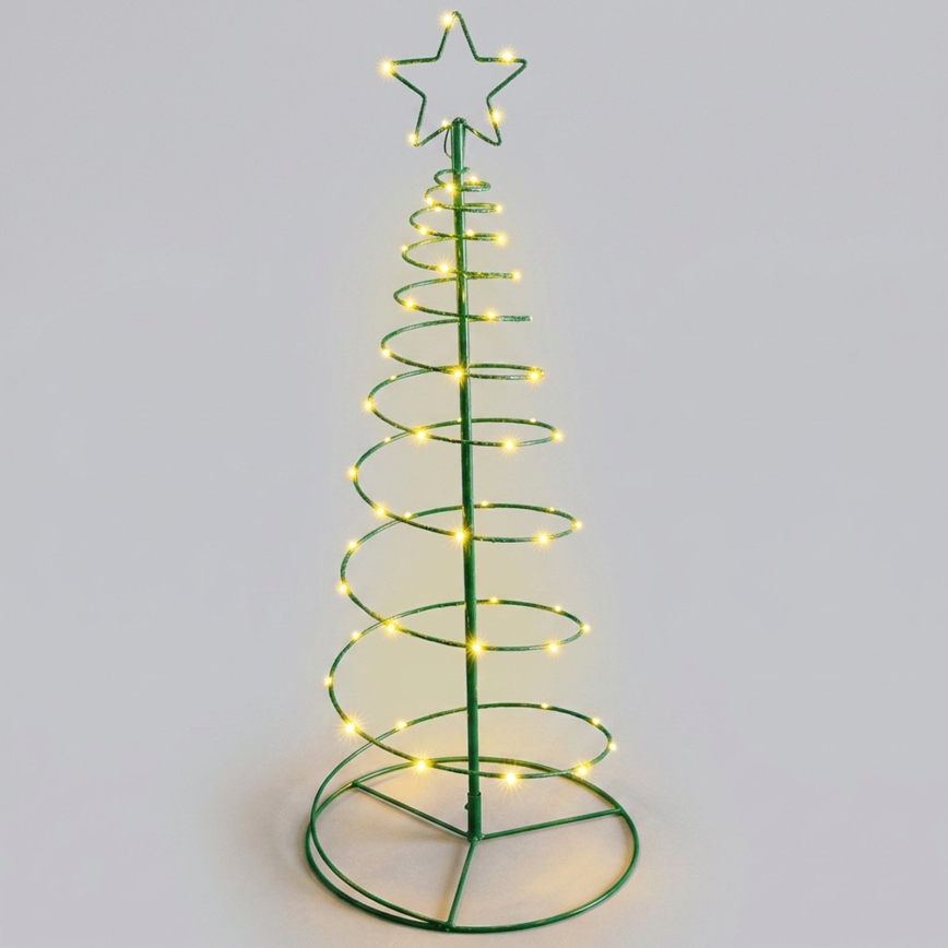 Aigostar - LED solcelledrevet juledekoration LED/0,59W/3,7V 100 cm IP65 130 mAh varmhvid