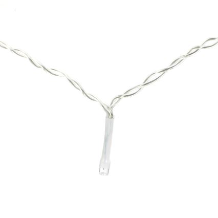 Aigostar - LED solcelle-julelyskæde 120xLED/8 funktioner 3x0,6m 500 mAh IP65 kold hvid