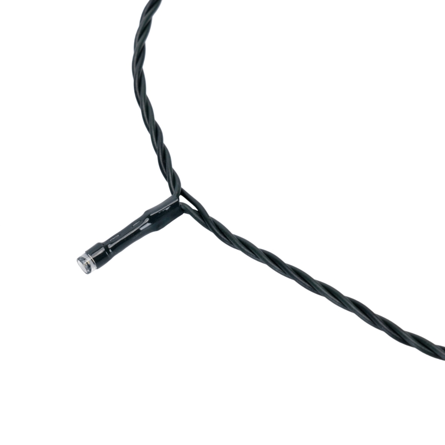 Aigostar - LED solcelledrevet julelyskæde 200x LED / 8 funktioner, 22 m, IP65, multifarvet, 800 mAh