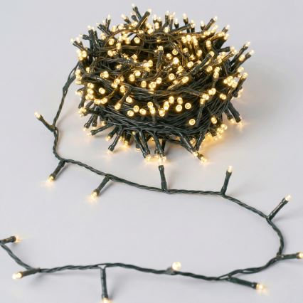 Aigostar - LED solcelledrevet julelyskæde 200 LED / 8 funktioner 22 m IP65 varm hvid 800 mAh