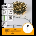 Aigostar - LED solcelledrevet julelyskæde 200xLED/8 funktioner 22m IP65 varm hvid 800mAh