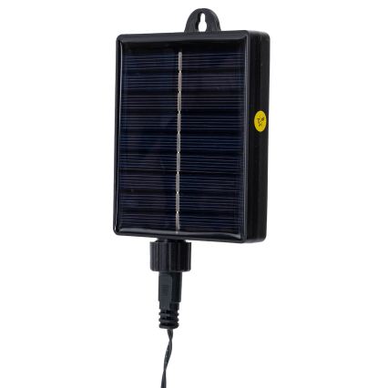 Aigostar - LED solcelledrevet julekæde 300xLED/8 funktioner 32m IP65 kølig hvid 1200 mAh