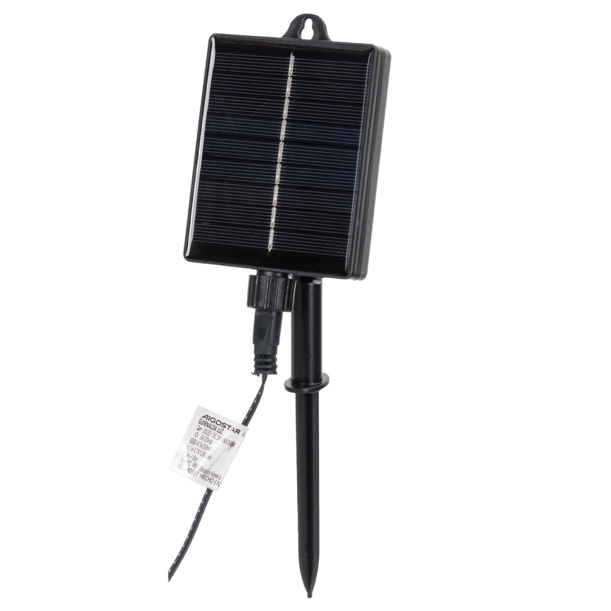 Aigostar - LED solcelledrevet julekæde 300xLED/8 funktioner 32m IP65 kølig hvid 1200 mAh