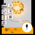 Aigostar - LED solcelledrevet julelyskæde 500xLED/8 funktioner 52m IP65 varm hvid 1200 mAh
