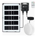 Aigostar - LED solcelledrevet loftlampe med sensor LED/35W/3,7V 3000 mAh IP65 + fjernbetjening