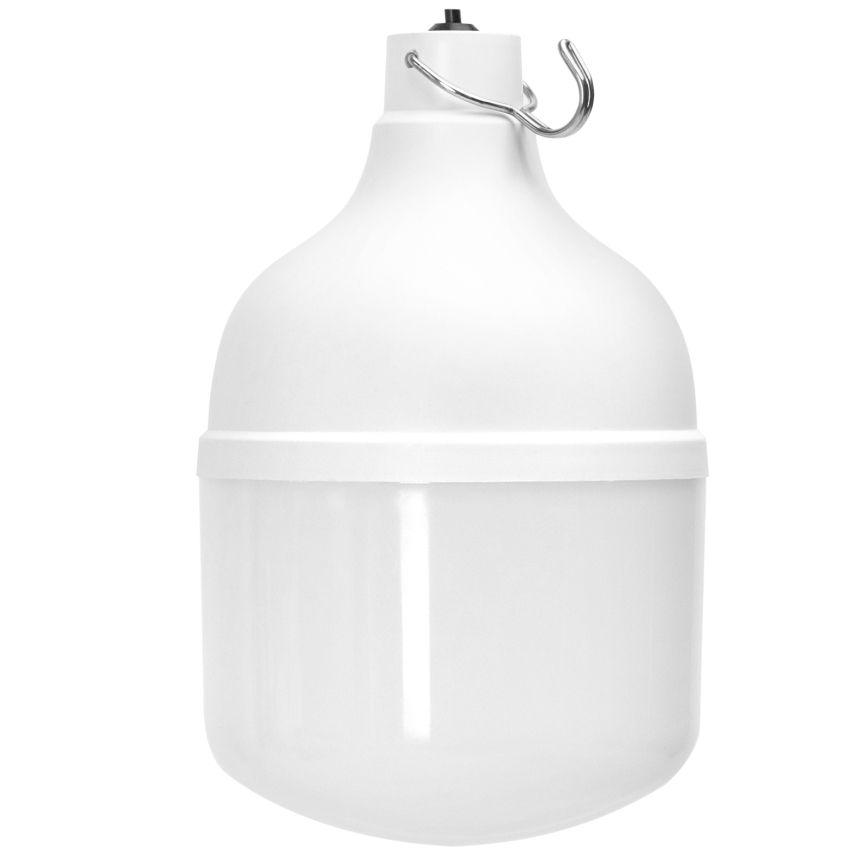 Aigostar - solcelledrevet LED-lysekrone med sensor LED/35W/12V 3000 mAh 6500K IP65 Ø 10 cm + fjernbetjening