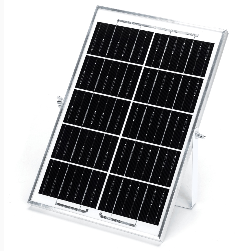 Aigostar - LED solcellelampe 2xLED/35W/12V 6000 mAh 6500K IP65 Ø 16,8 cm + fjernbetjening