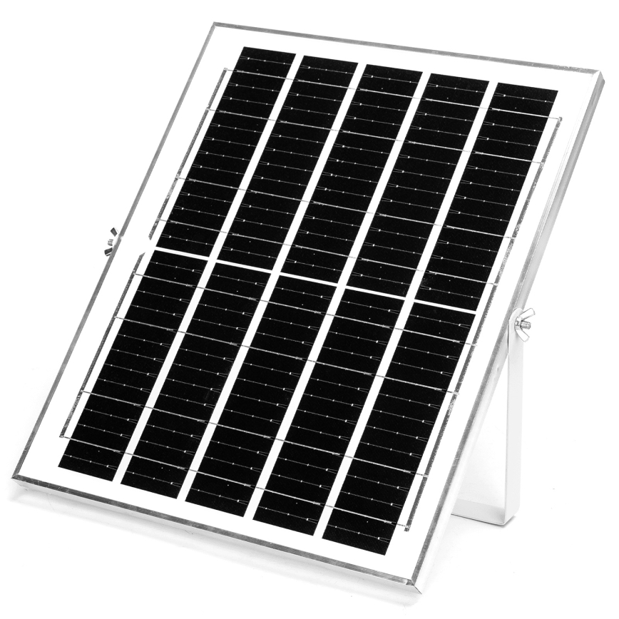 Aigostar - LED solcellelampe 2xLED/70W/12V 12000 mAh 6500K IP65 Ø 20,5 cm + fjernbetjening
