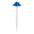 Aigostar - LED solcellelampe LED/0,006W/1,2V 100 mAh 2700K IP44 blå