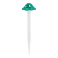 Aigostar - LED solcellelampe LED/0,006W/1,2V 100 mAh 2700K IP44 grøn
