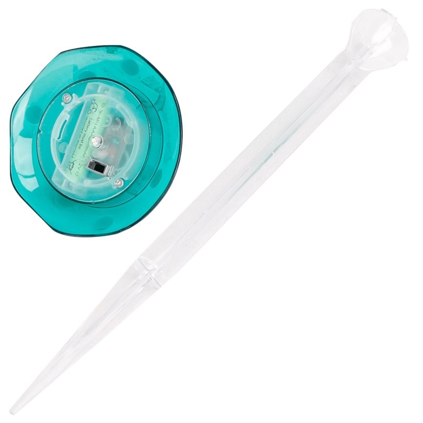 Aigostar - LED solcellelampe LED/0,006W/1,2V 100 mAh 2700K IP44 grøn