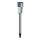 Aigostar - LED solcellelampe LED/0,006W/1,2V 29,5 cm 40 mAh mat krom 6500K IP44