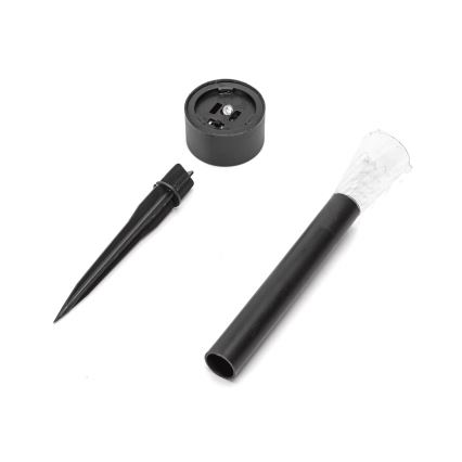 Aigostar - LED solcellelampe LED/0,006W/1,2V 40 mAh 29,5 cm sort 6500K IP44