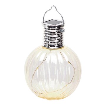 Aigostar - LED solcellelampe LED/0,006W/1,2V 3000K IP44 gul