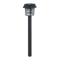 Aigostar - LED solcellelampe LED/0,006W/1,2V 32 cm 40 mAh sort 6500K IP44