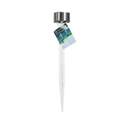 Aigostar - LED solcellelampe LED/0,006W/1,2V 32 cm mat krom 6500K IP44
