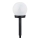 Aigostar - LED solcellelampe LED/0,006W/1,2V 33 cm 40 mAh sort 6500K IP44