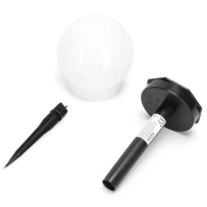 Aigostar - LED solcellelampe LED/0,006W/1,2V 33 cm 40 mAh sort 6500K IP44