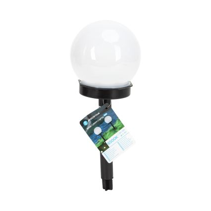 Aigostar - LED solcellelampe LED/0,006W/1,2V 33 cm 40 mAh sort 6500K IP44